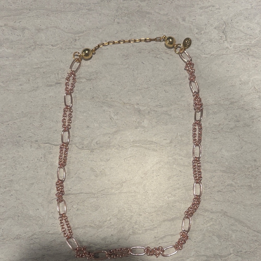 Never Worn Chic Pink Chain Necklace